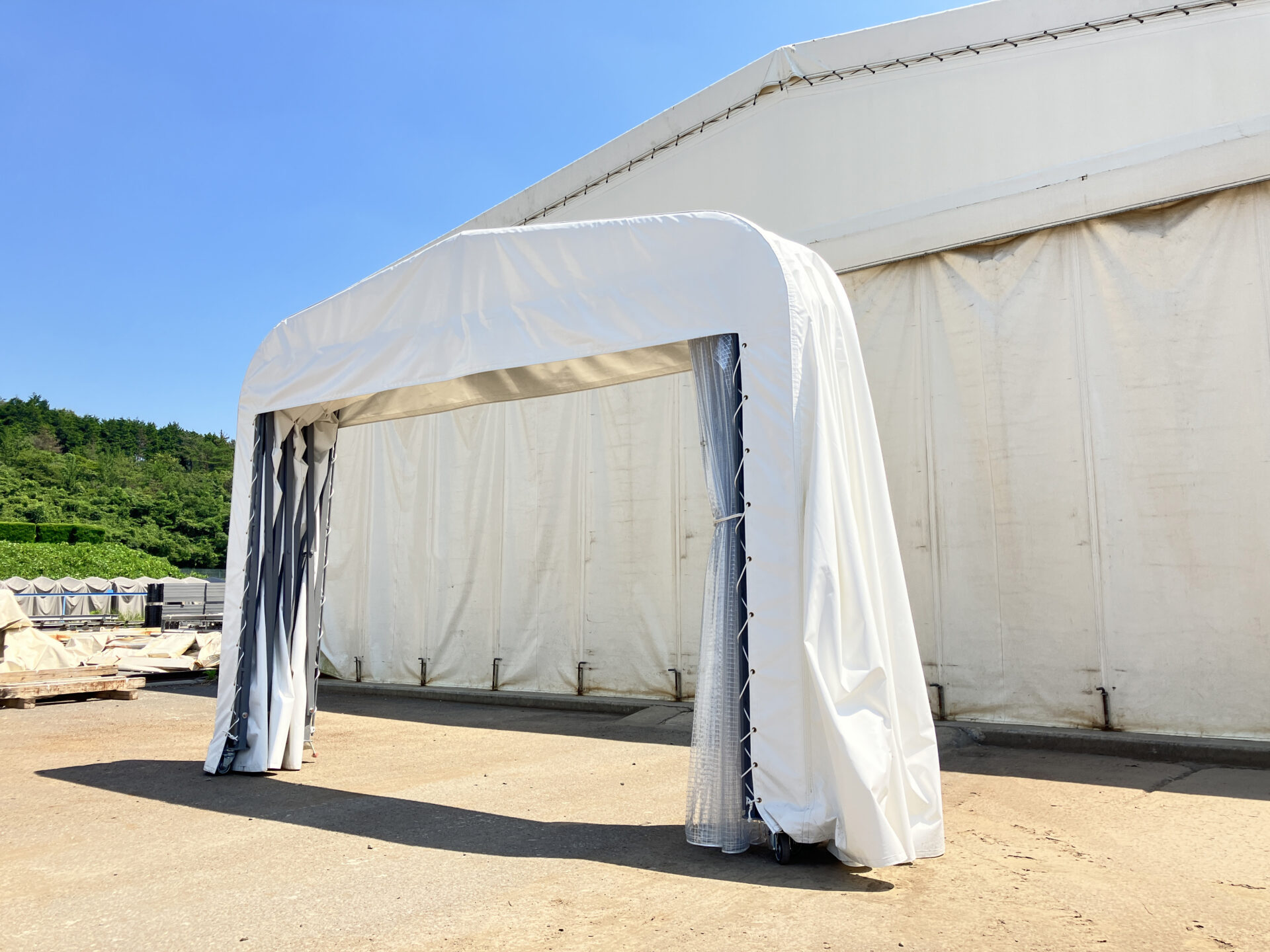 株式会社スカイブルー｜大型テント テント倉庫 製造 レンタル 改修